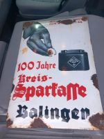 Emailleschild 100 Jahre Kreissparkasse Antik Sachsen-Anhalt - Magdeburg Vorschau