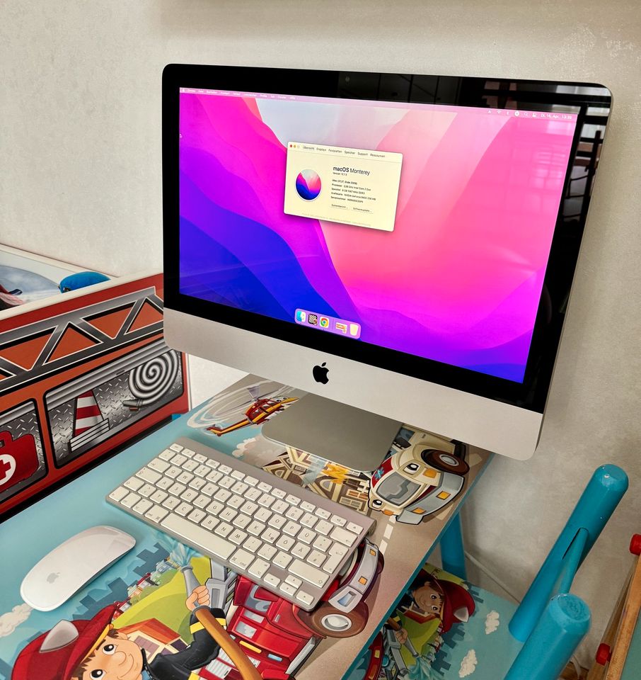 iMac Ende 2009 mit Magic Mouse und Magic Keyboard Remote Control in Wolfsburg