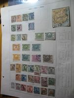 Briefmarkensammlung China auf altem Blatt Baden-Württemberg - Konstanz Vorschau