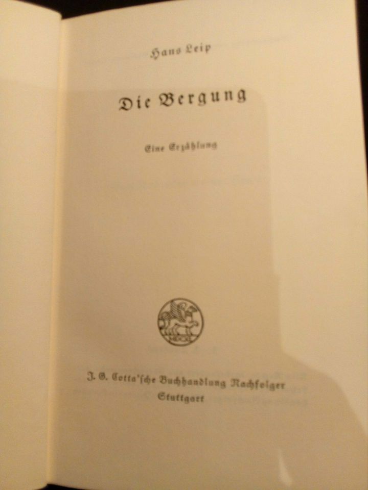 Romane/Erzählungen vor 1945 in Lichtentanne