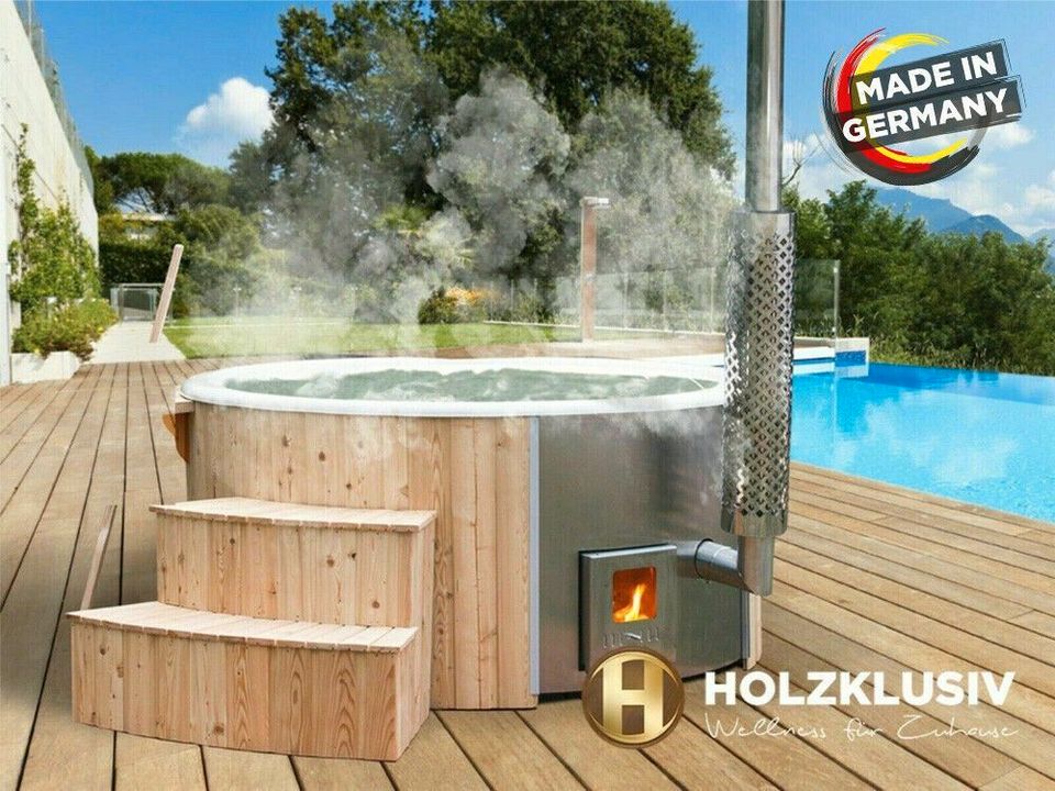 Hot Tub/Badefass Fichte Ø 180 mit Whirlpool-Funktion für 6 Pers. in Gummersbach