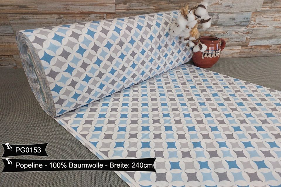 Baumwollstoff Doppelbreit 240cm VERSANDFREI Popeline Baumwollstoff Weihnachten Stoffe Meterware ab 50cm Baumwolle Bastelstoffe Hochwertige Patchwork Basteln Dekostoffe Deko Stoff Öko-Tex in Leipzig