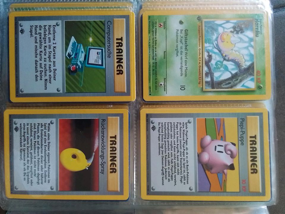 Pokemon Sammelkarten 1. Generation, 1.Edition von 1995/96/98 102 in Leverkusen