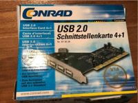 USB 2.0 Schnittstellenkarte 4+1 Interface Card Conrad Wandsbek - Hamburg Duvenstedt  Vorschau