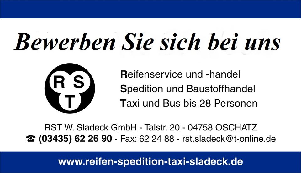 Busfahrer / in in Vollzeit in Oschatz