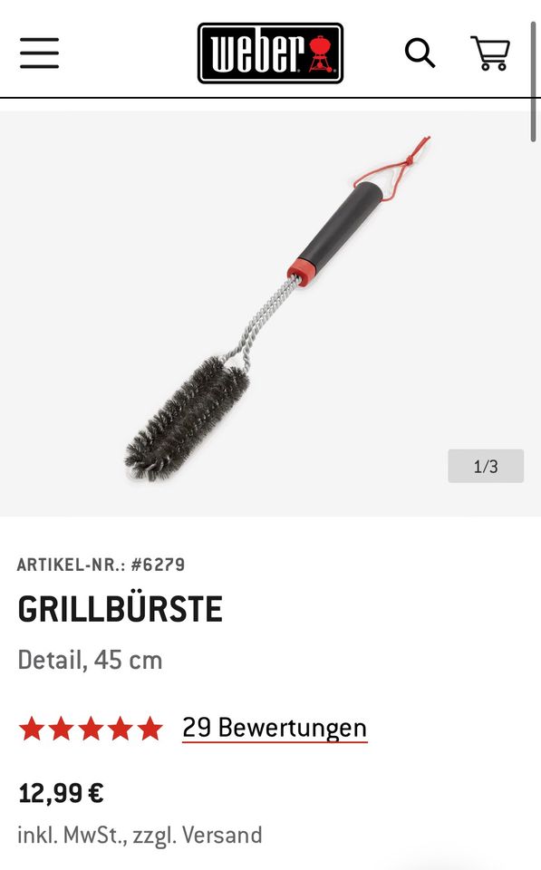 Weber Grill Reinigungsset (NEU) in Lehrte