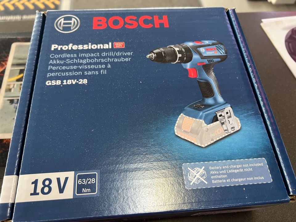 Bosch Akkuschrauber GSB 18V-28 (Makita, Milwaukee, Dewalt) in Viechtach