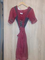 Festtags-Dirndl schwarz weinrot • Chiffon • Oscar Trachten • 34 Bayern - Zeil Vorschau