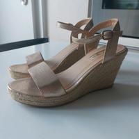 Wedges Sandaletten rosé-gold glänzend Köln - Riehl Vorschau