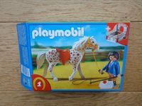 Playmobil 5107 - Knabstrupper mit rot-grauer Pferdebox Niedersachsen - Sassenburg Vorschau