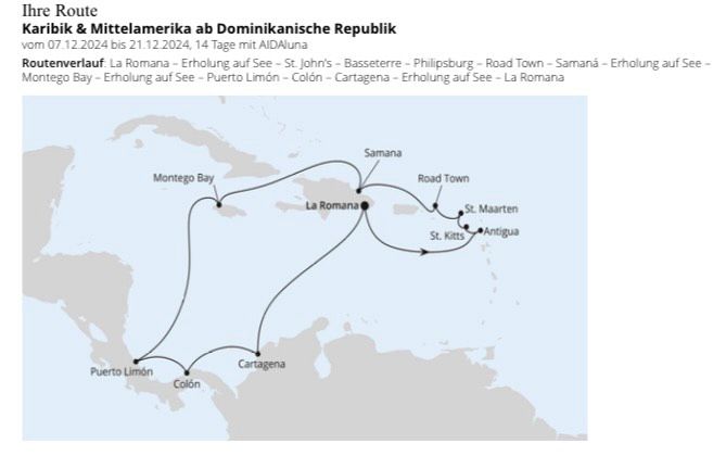 AIDA Reise Karibik & Mittelamerika in Wald-Michelbach