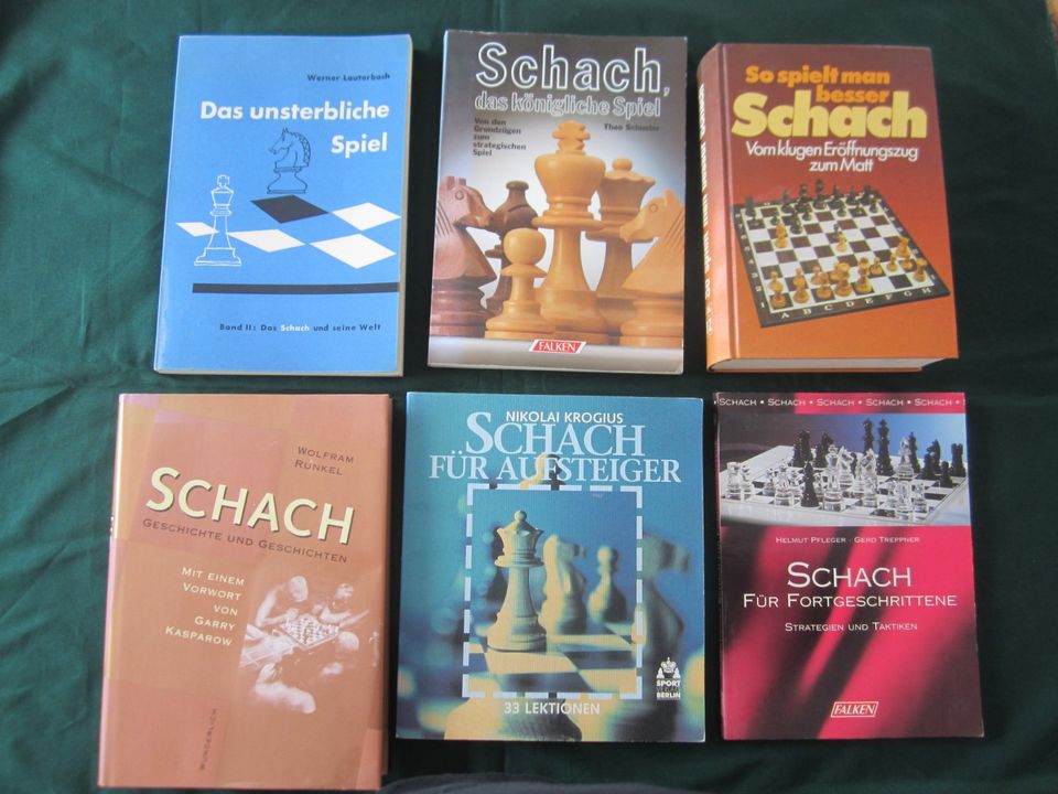 Schachbuch, Lehrbuch, Konvolut 15 Stück, Eröffnung in Laichingen