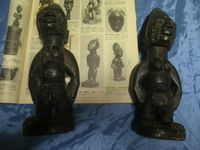 Africana , Yoruba - Paar , Nigeria , Orig. Holz Figuren , Rarität Niedersachsen - Isernhagen Vorschau