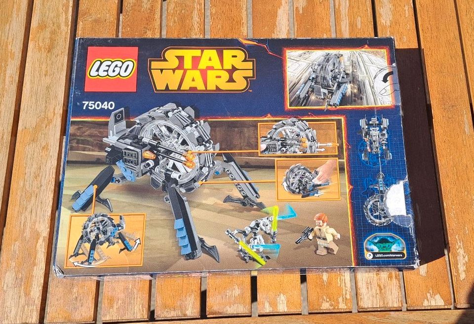 LEGO STAR WARS 75040 General Grievous Wheel Bike OVP in St Gangloff