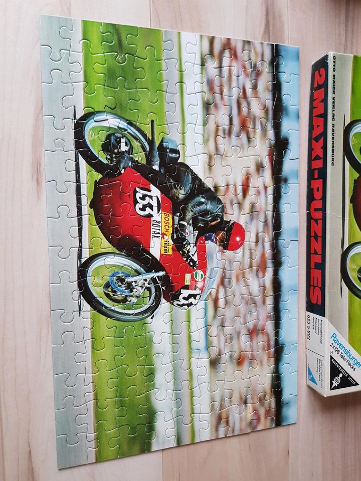 Motorrad-/ Autorennen Puzzle - Otto Maier Verlag in Langenhagen