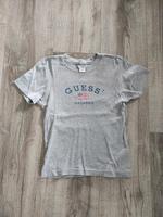 Graues Vintage Guess Crop T-Shirt, bauchfrei, Retro Nordrhein-Westfalen - Breckerfeld Vorschau