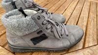 Damen Schuhe Stiefeletten Gr. 40 grau Schnürer leicht gefüttert Bayern - Tuntenhausen Vorschau