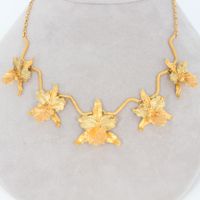 WERT 2690 € BLÜTEN COLLIER 750/18 KARAT GELB GOLD vxlt 87571 Essen - Altenessen Vorschau