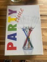 6 Party Sekt Gläser neu partytime Glas Vase Nordrhein-Westfalen - Plettenberg Vorschau