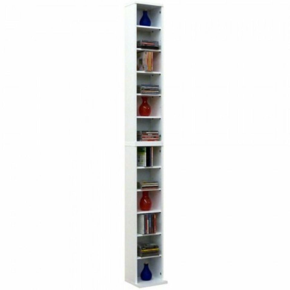 Regal DVD CD Rack Möbel Aufbewahrung Holzregal Standregal 6-1 in Mettmann