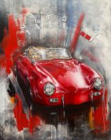 Porsche Roadster, Acrylbild,Resin, Art-Print Niedersachsen - Salzgitter Vorschau