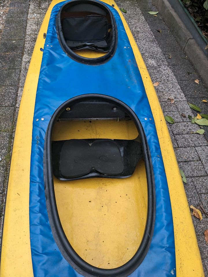 Kajak Kanu Kayak 2er 2 Sitzer, Tandemkajak, Ruder, Träger, Paddel in Selm