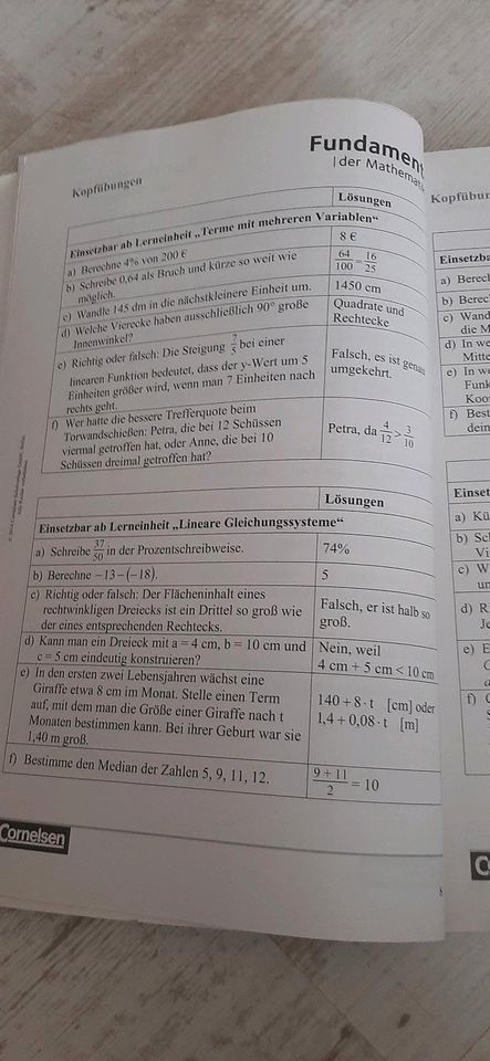 Fundamente der Mathematik 8 Serviceband in Erftstadt