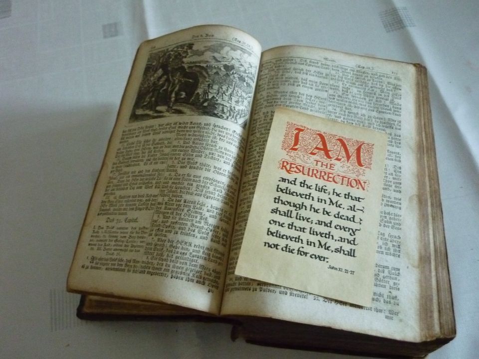 Sehr Alte Biebel Alte und neue Testament aus 1782 ? Gebot.. in Grassau