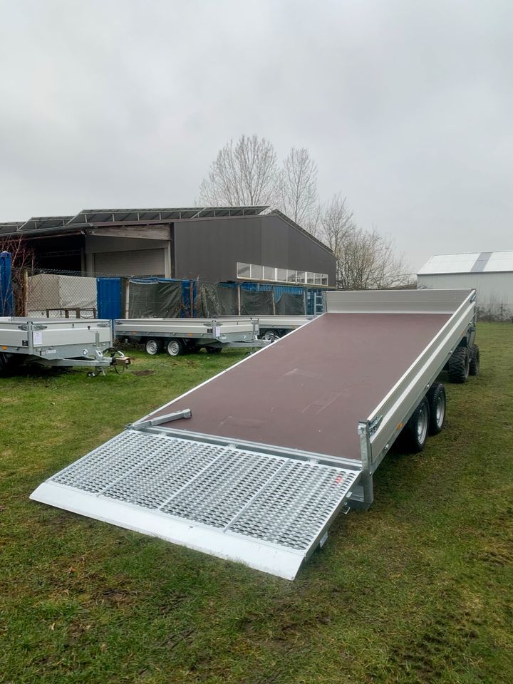 Hapert Indigo HT2 Baumaschinentransporter Trailer Anhänger in Drensteinfurt