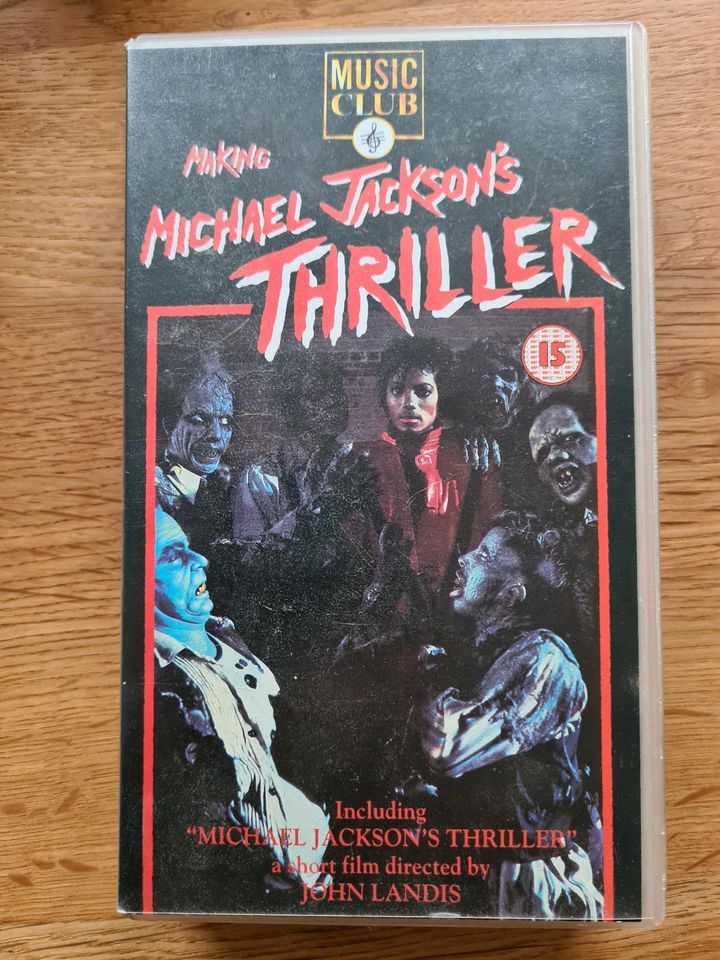 Michael Jackson Thriller: 3VHS Filme in Nürnberg (Mittelfr)