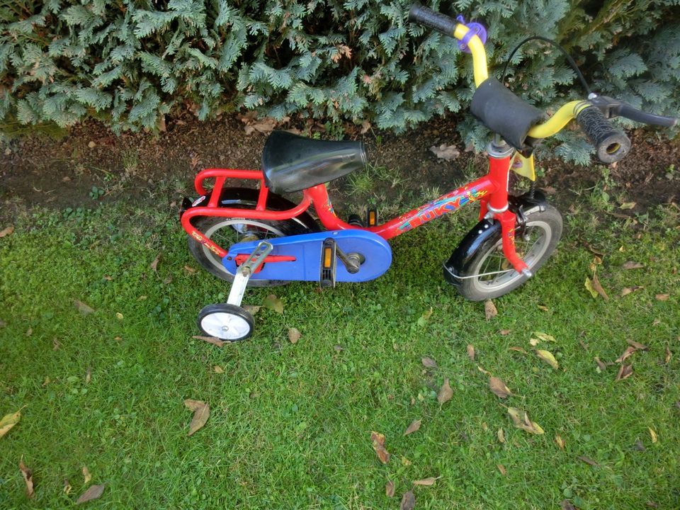 Kinderfahrrad mit Stützrädern in Seehof