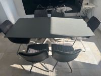 Esszimmer Tisch & Stühle Grau Silber 180x90x76 cm Nordrhein-Westfalen - Remscheid Vorschau