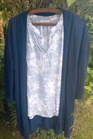 Sandwich Cardigan M Jacke  Lange Strickjacke  Bluse Opus 40 Niedersachsen - Aurich Vorschau