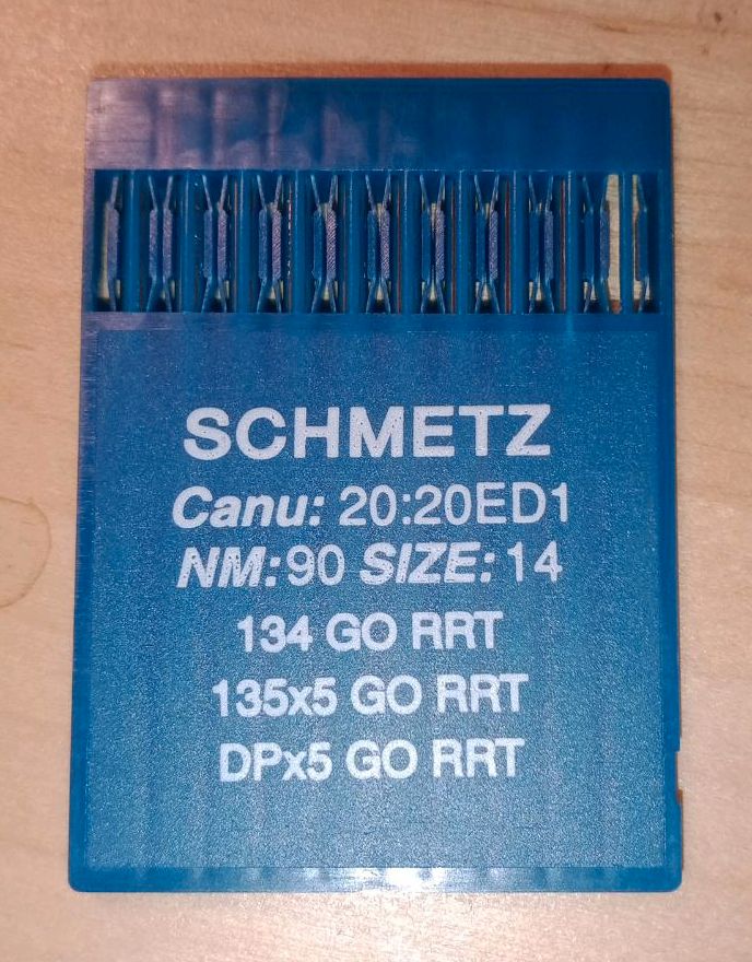 Schmetz Rundnadel 90/14 unbenutzt OVP 9(+1)x inkl Versand in Schwetzingen