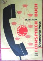 DDR Fernsprechbuch Telefonbuch Bezirk Gera 1988 Thüringen - Erfurt Vorschau