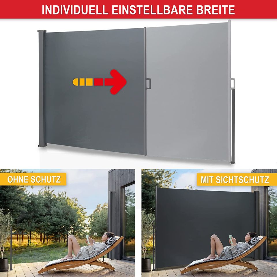 Ausziehbar Seitenmarkise 180 x 300 cm Bitte Lesen!! in Nordrhein-Westfalen  - Ostbevern | eBay Kleinanzeigen ist jetzt Kleinanzeigen