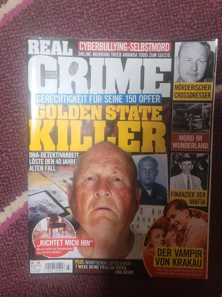 Real Crime 2018 bis 2019 Kannibale Rotenburg Golden State Killer in Wagenhoff