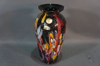 Glas- Vase Millefiori Dekor / Art Deco Made in Italy / Handarbeit Düsseldorf - Eller Vorschau