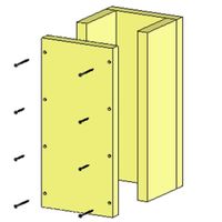 Brandschutz Schachtelement 3-Seitig F90 1200 mm 200 x 200 mm Nordrhein-Westfalen - Herne Vorschau