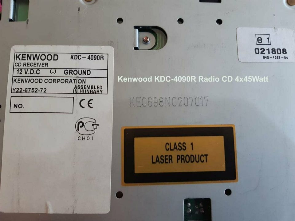 Kenwood KDC-4090R Radio CD 4x45Watt in Köln