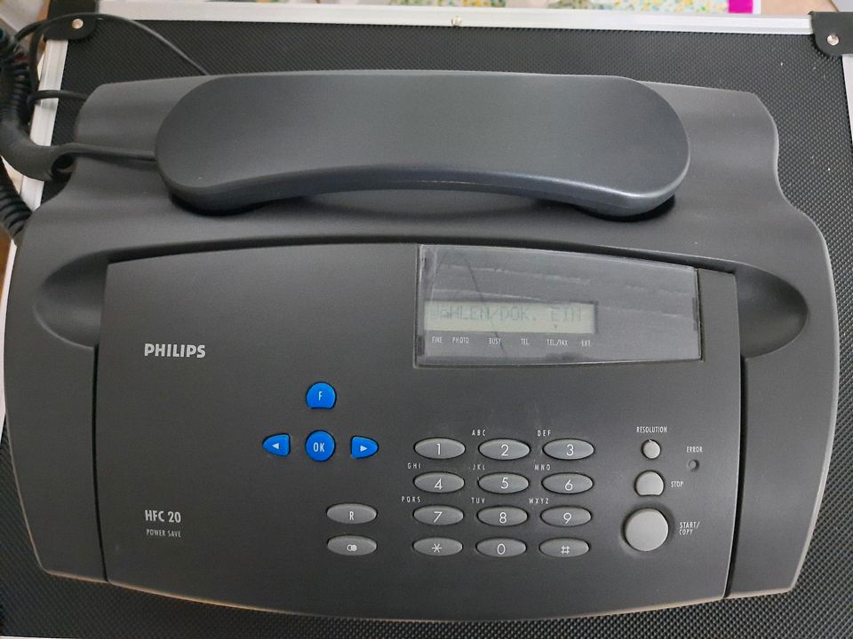 Telefon - Fax Kombi Philips HFC 20 Power Save in Meinhard