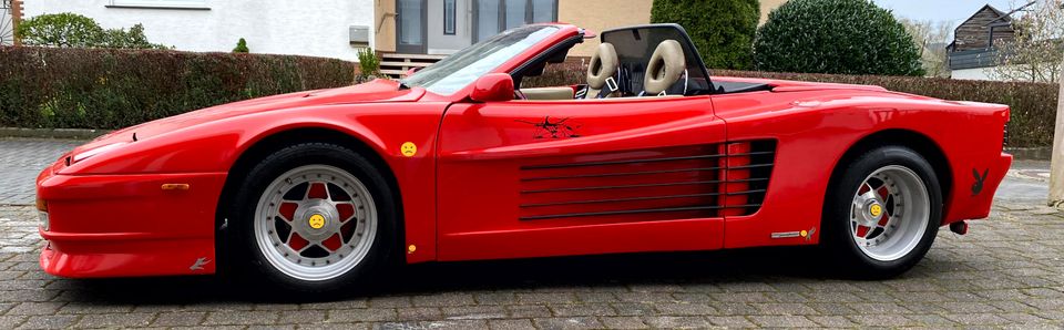 Pontiac Fiero Cabrio Roadster Replica Replika Nachbau Breitbau in Platten