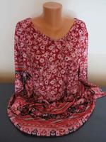 Tunika Longshirt Kleid 50 52 bunt Blumen rosa dunkelrot neu Hessen - Solms Vorschau