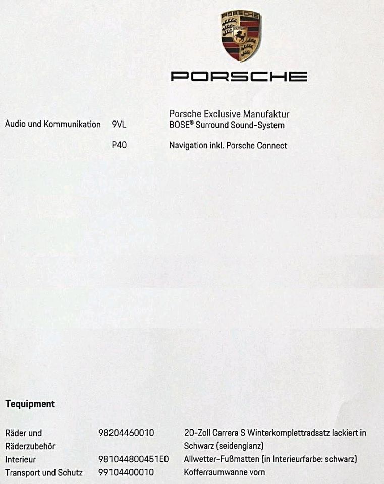 Porsche Cayman GT4*982*Approved*Bose*Connect in Meine