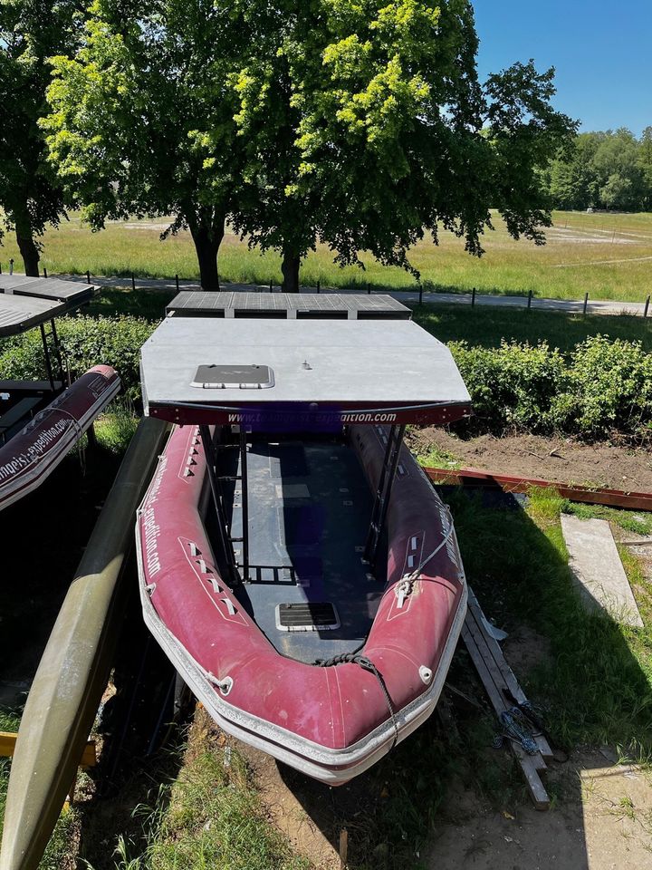 Schlauchboot SPORTIS - mit Dach / Solar / ohne Motor zu verkaufen in Heidesee