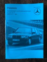 Preisliste PKW Mercedes Benz 1984 Nr. 41 Hamburg - Bergedorf Vorschau