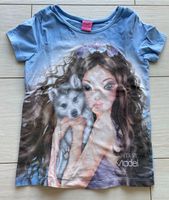 T-Shirt Frau mit Wolfswelpen Gr. 128/134 Top-Modell Baden-Württemberg - Mittelbiberach Vorschau