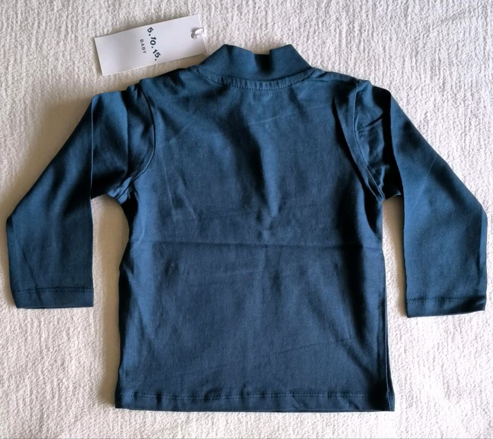 Shirt Gr. 80 Langarmshirt neu mit Etikett dunkelblau Kinder in Schorndorf