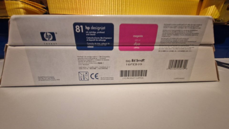 HP 81 Magenta Kombipack Druckkopf c4952a und Patrone c4932a C4992 in Michendorf