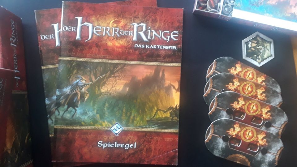 2x Der Herr der Ringe: Das Kartenspiel LCG + Kampagnenkarten in Berkatal